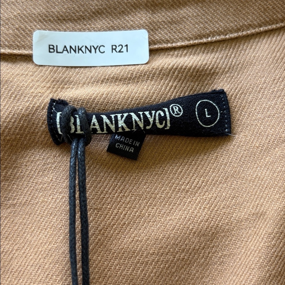 R21,NWT Brown BlankNYC  Women’s Jacket